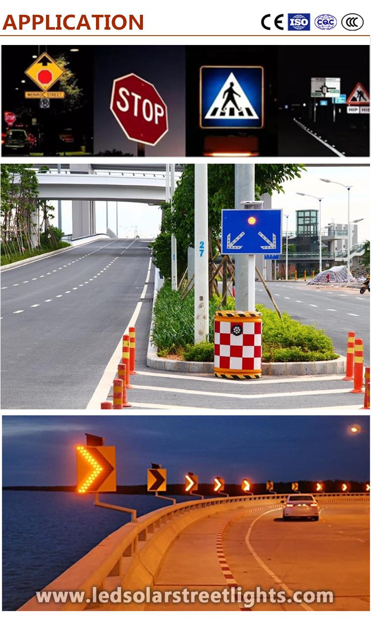 Application of Solar LED Traffic Signs