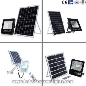 Proiector cu LED alimentat solar